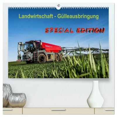 Landwirtschaft - Gülleausbringung (hochwertiger Premium Wandkalender 2026 DIN A2 quer), Kunstdruck in Hochglanz