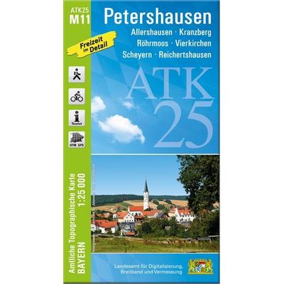 ATK25-M11 Petershausen (Amtliche Topographische Karte 1:25000), Sonstige von , Landesamt für Digitalisierung, Breitband und Vermessung, Bayern,