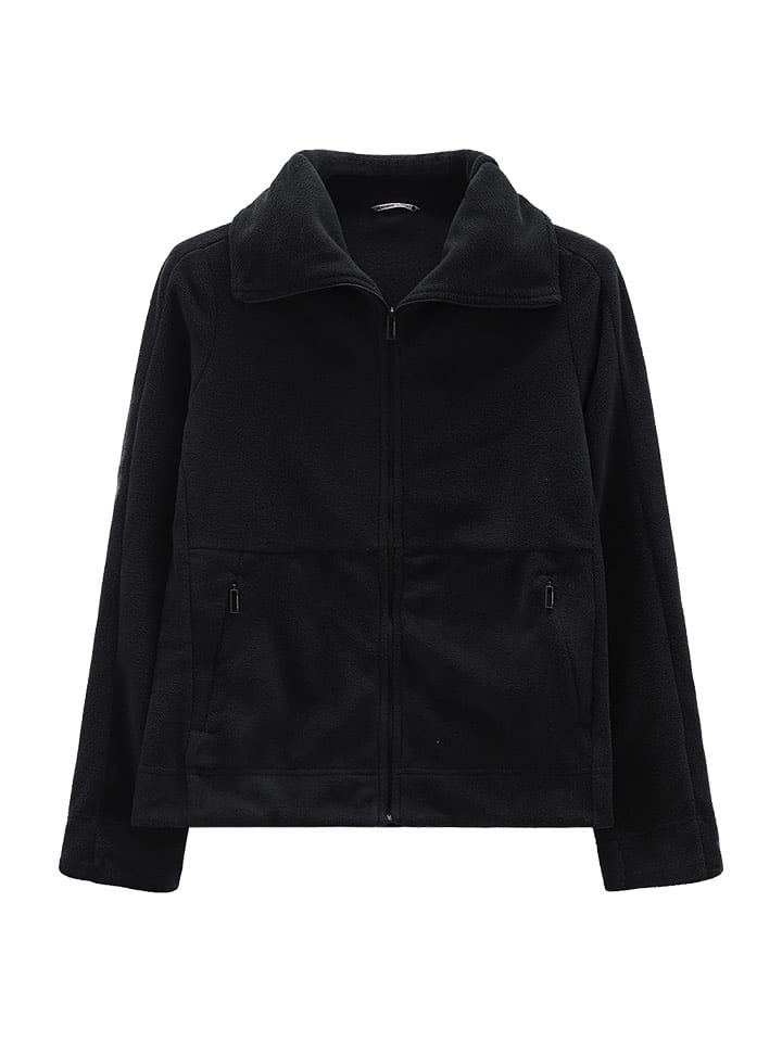 Jeanne Baret Fleecejacke "Rochefort" in Schwarz - 44