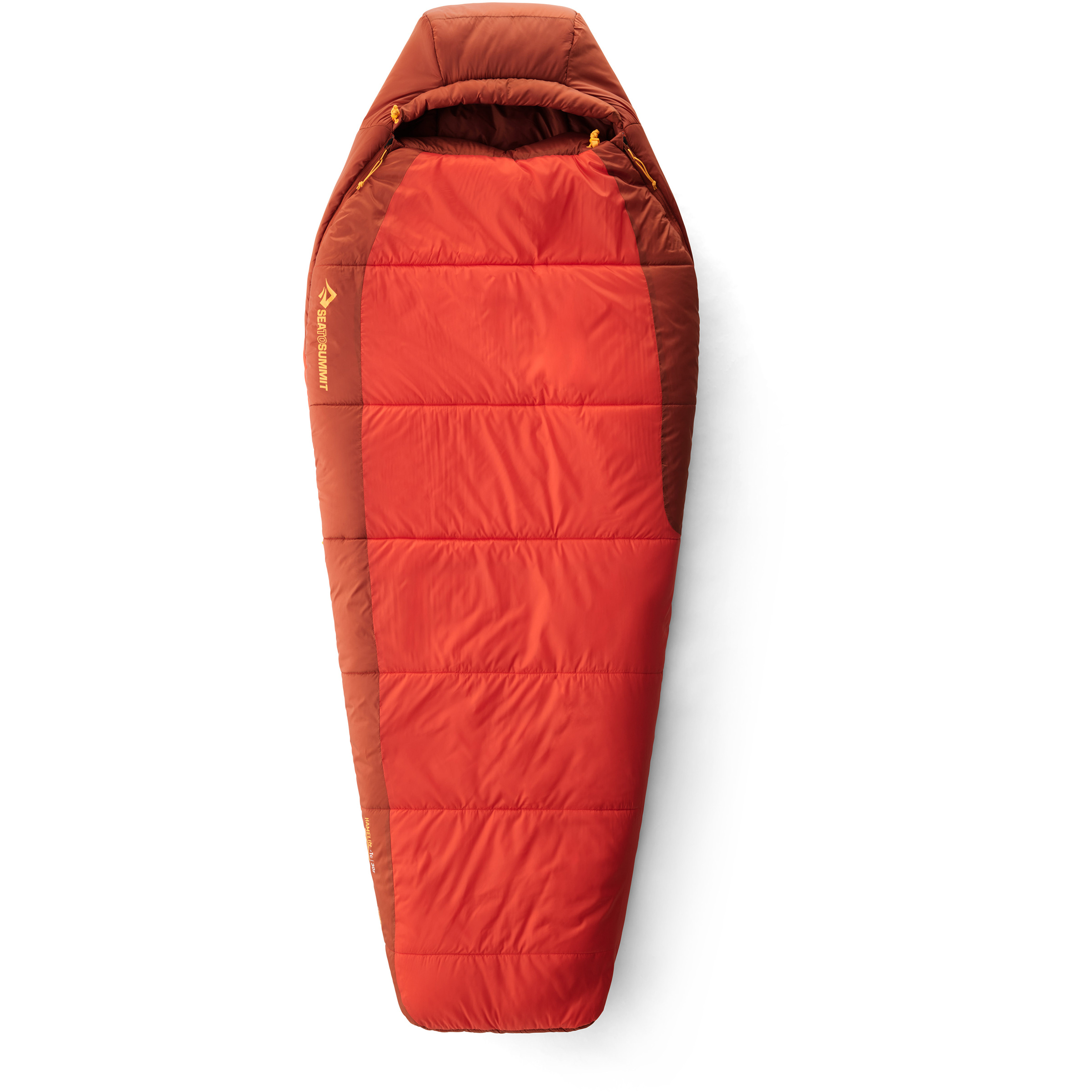 Sea to Summit Hamelin -1C|30F Schlafsack Damen Kunstfaserschlafsäcke orange Größe max. 170cm Camping Widerstandsfähig