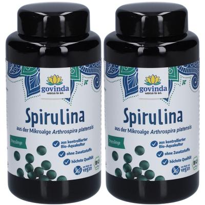 Govinda Bio-Spirulina 2x 2x180 g Kapseln