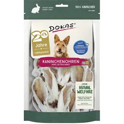 Dokas Kaninchenohren mit Fell getrocknet 7x100 g