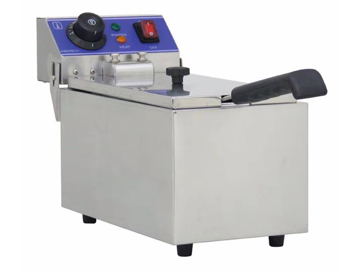 Kibernetik FT6L Fritteuse Gastro Fritteuse – Airfryer - Friteuse – chrom