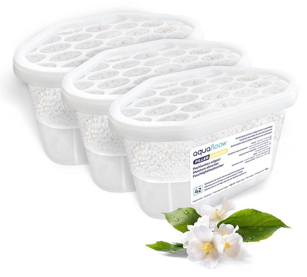 Selius Luchtontvochtiger Jasmine 400 ml - Vochtabsorber voor kast, badkamer en keuken