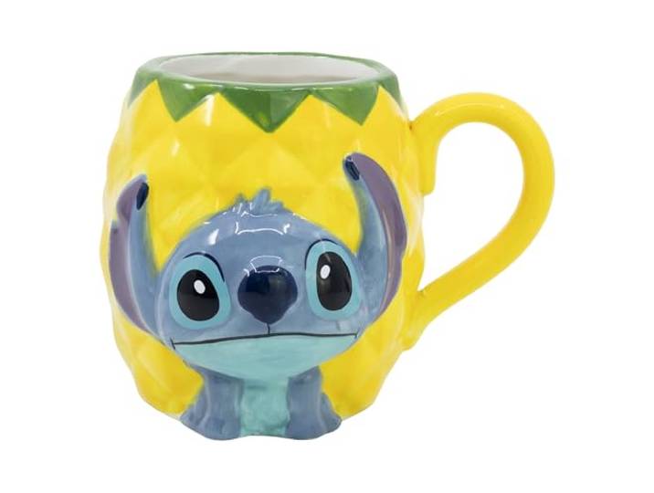 STOR Stitch Keramische Mok 3D 500ml - Figuurvormige Karakterbeker - Officiële Licentie in Geschenkverpakking - Origineel Verzamelaarsontwerp