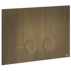 Gessi316 Betätigungsplatte für Geberit Sigma, 54611713, Farbe: Messing Antik