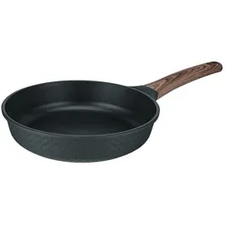 RESTO Ran Bratpfanne 26 cm – Induktionsgeeignet – Recyceltes Aluminium – PFLUON Antihaftbeschichtung – PFAS/PFOA-frei – Schwarze Bratpfanne