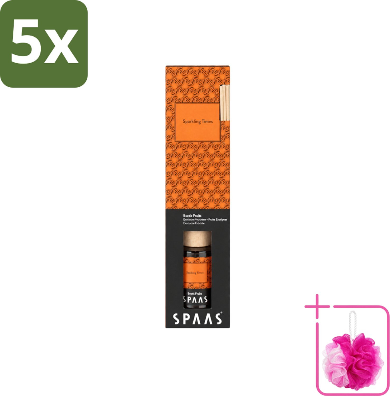 Spaas Geurstokjes Sparkling Times Exotische Vruchten 80 ml