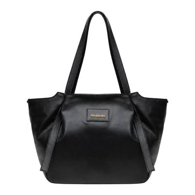 Henkeltasche NERO GIARDINI "Nero Giardini Taschen Nappaleder", Damen, Gr. onesize, schwarz, Leder, Taschen