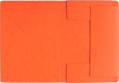 PAGNA Eckspannmappe, DIN A4, 3 Einschlagklappen, orange