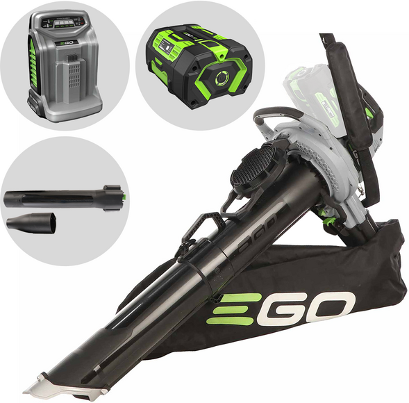 EGO LV5004E - Soffiatore e aspiratore a batteria - 56V 5Ah