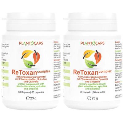 Plantocaps ReToxan complex Kapseln x2 2x60 St