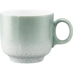 Seltmann Weiden Sento Home Aura Cappuccinoobertasse mit Henkel 300ml - grün