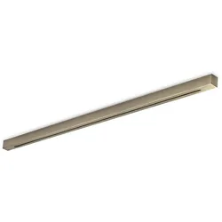 Ideal Lux Baldachin LINEAR ALL IN, eckig, 6-fach, 120cm, verdeckte Kabel-Auslässe (fix), mit Zugentlastung, messing IDEA-328775