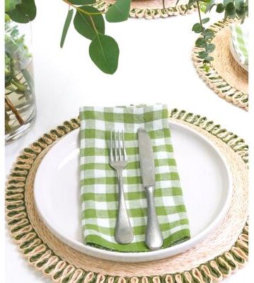 "Caravan Picnic Napkins - Set of 4 - 20"" x 20"" - 20"" x 20"""