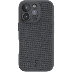 ShiftCam Kameratasche mit Objektivanschluss - Schutzhülle mit Objektivanschluss für das iPhone (Apple iPhone 16 Pro), Smartphone Hülle, Grau, Schwarz