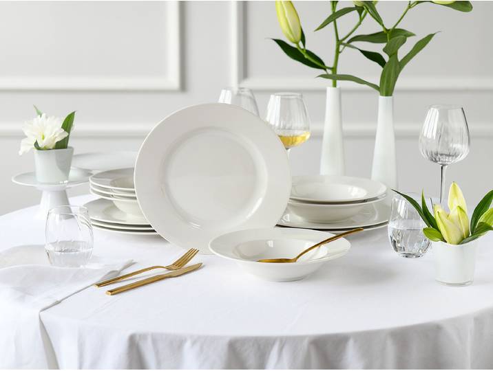 Service de table 24 x 31 x 30cm Beige