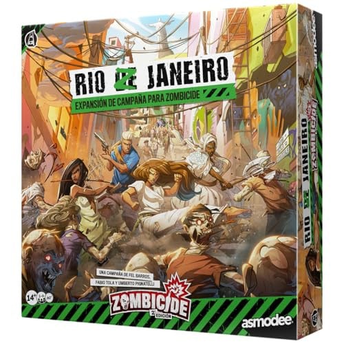 Asmodee Zombicide 2e editie: Rio de Janeiro campagneuitbreiding met 10 missies en 6 nieuwe overlevenden