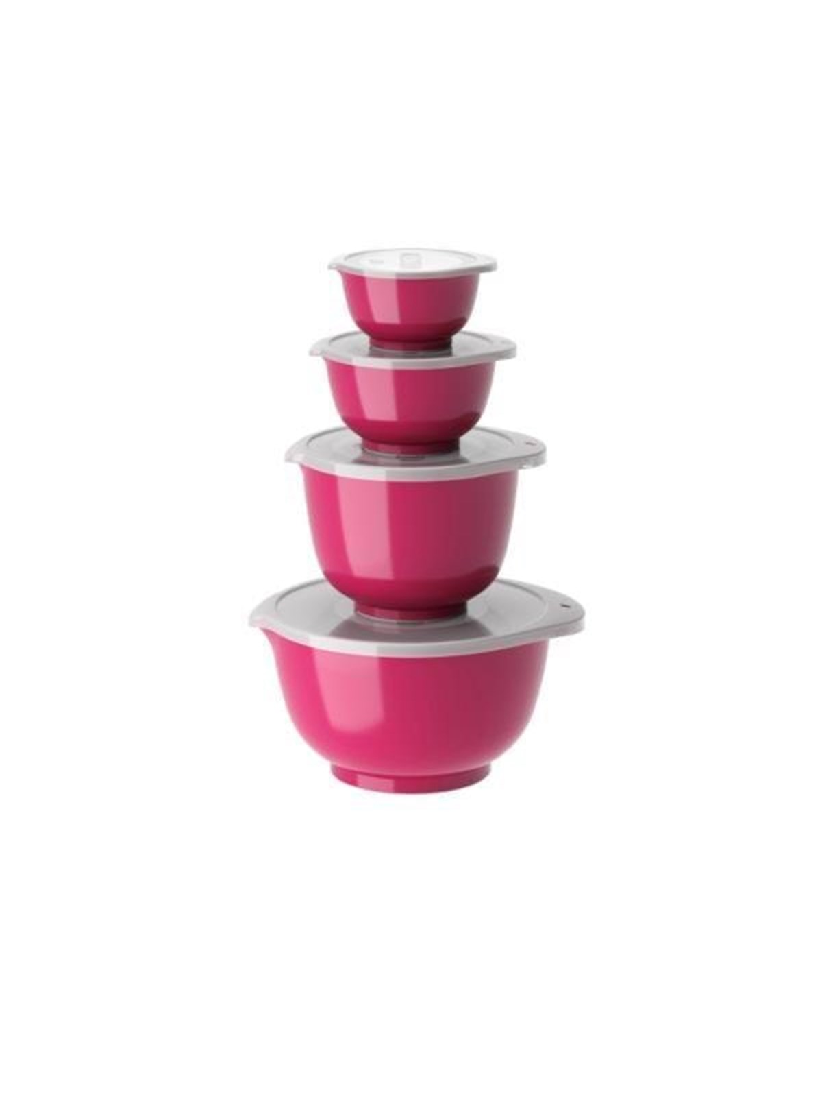 Rosti - Margrethe Bowls - Set of 4 + Lids (Beetroot)