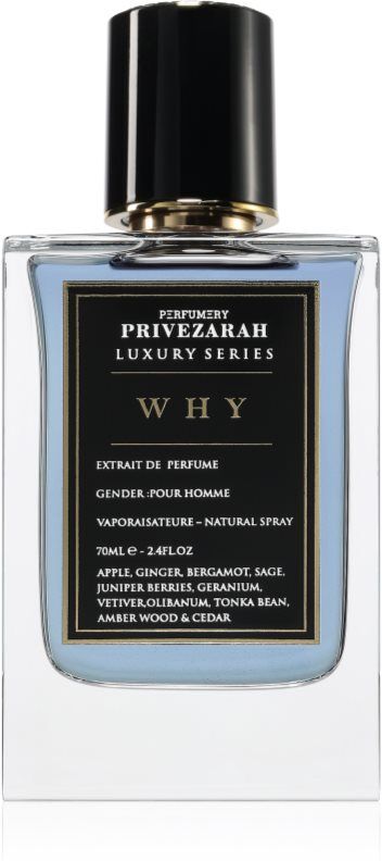 Prive Zarah Why extrait de parfum pour homme 70 ml