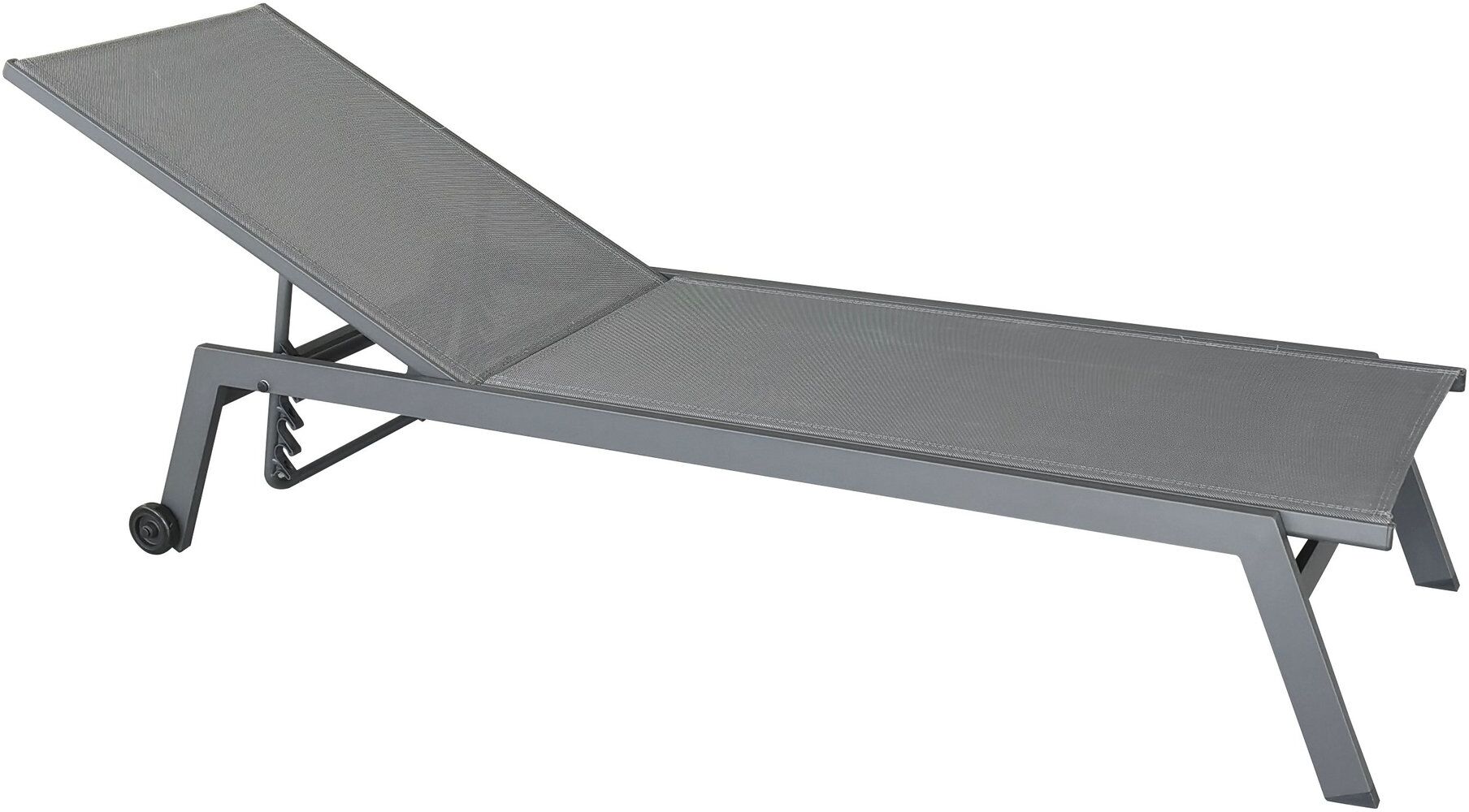 Lettino prendisole Amicasa LS TL 802 HAITI Antracite e Grigio