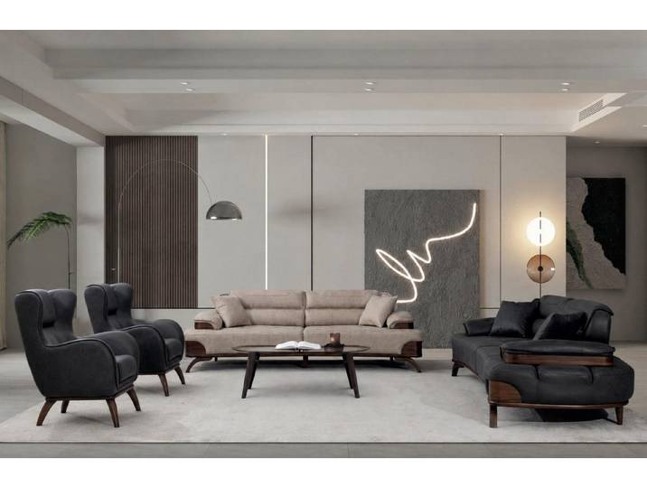 Xlmoebel Esszimmerstuhl Moderner Esszimmer Stuhl mit Polster Holzgestell Design Armlehnstuhl, Made in Europa