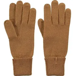 BARTS Handschuhe Fine Knitted Gloves, Größe M in Braun Braun