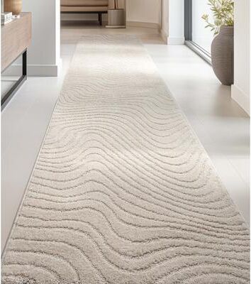 Well Woven Custom Size Runner Harlow Sibi Modern Solid Striped Soft Stair Rug