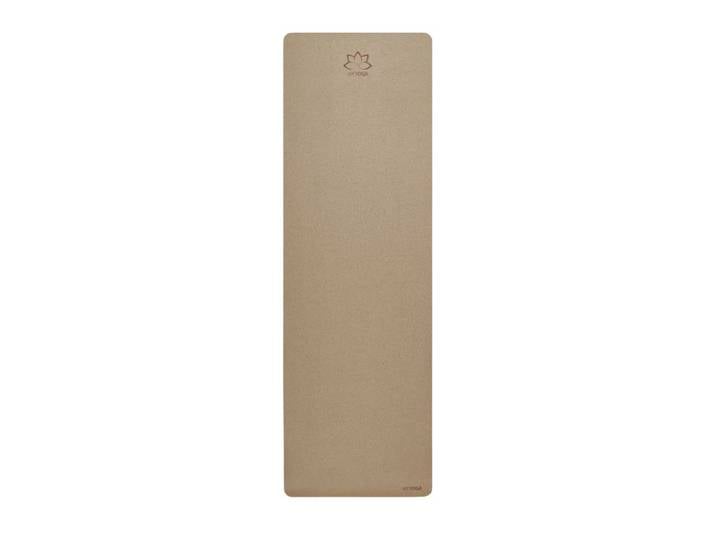 Tapis de yoga bien-être liège marron 60x190 cm