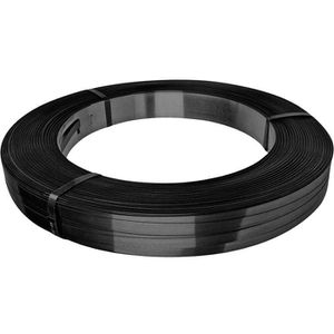 Linder Umreifungsband Stahlband, 16mm, lackiert & gewachst, 800m, Packenwicklung, Rolle