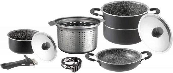 Piraten Pannenset van Aluminium met Antiaanbaklaag