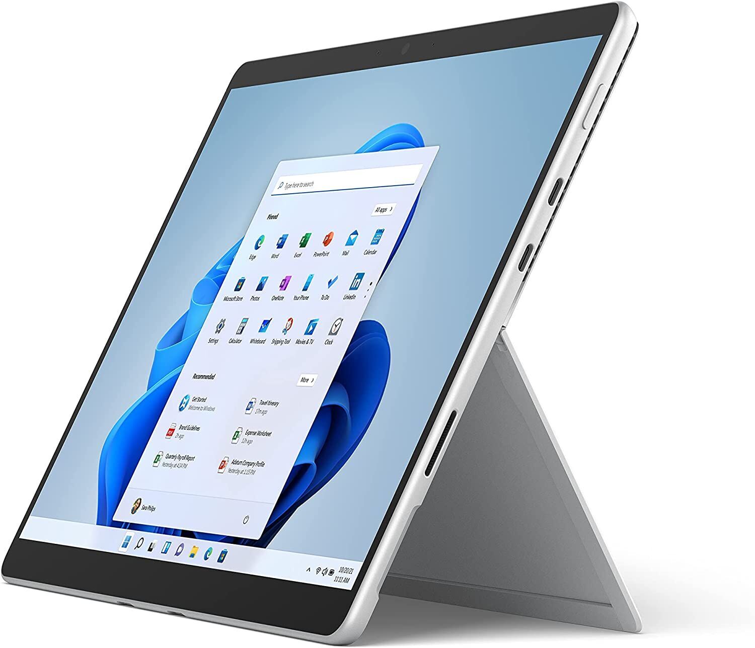 Microsoft Surface Pro 8   i5-1135G7   13"   8 GB   128 GB SSD   Win 11 Pro   Platin - Refurbished