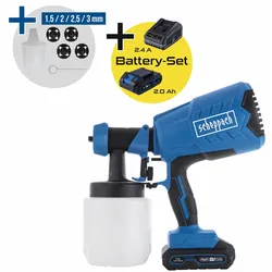 Scheppach Akku-Farbsprühsystem C-APS700-X - Set S