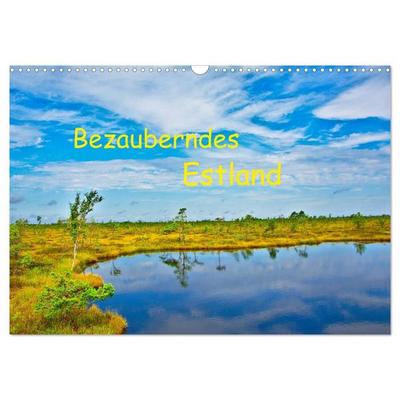 Bezauberndes Estland (Wandkalender 2027 DIN A3 quer), CALVENDO Monatskalender
