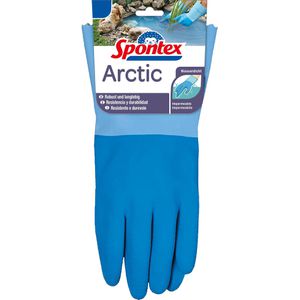 Spontex Arbeitshandschuhe Arctic, 12.301.877, Latex-Beschichtung, blau, Größe 7 / M