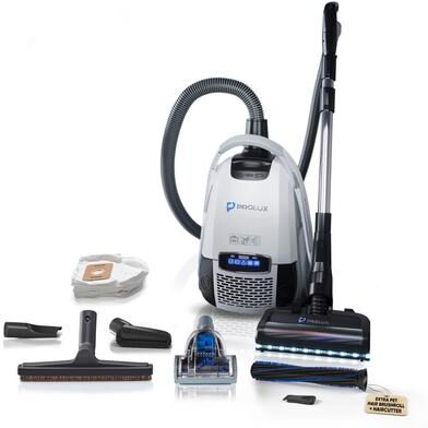 Prolux Phantom Bagged Canister Deep Cleaning PET Vacuum with Powerhead for Home
