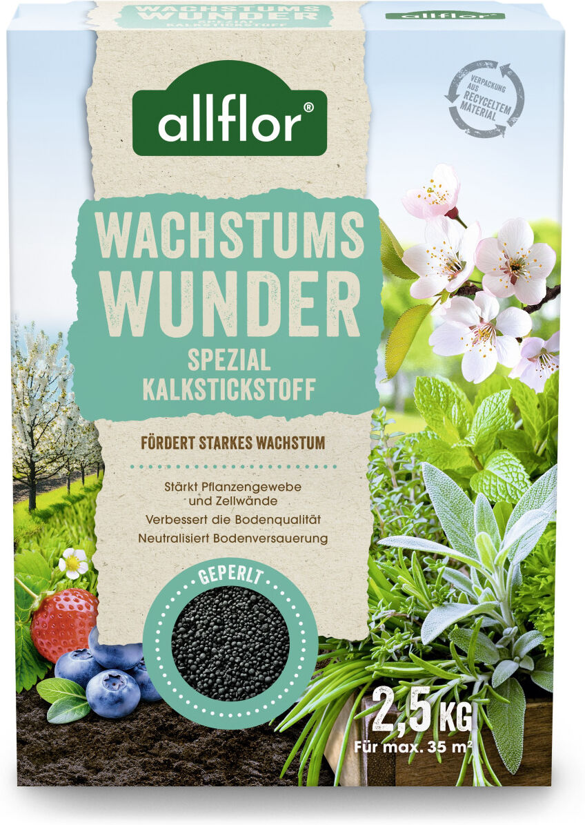 Allflor Dünger Wachstumswunder Spezial Kalkstickstoff 2,5 kg