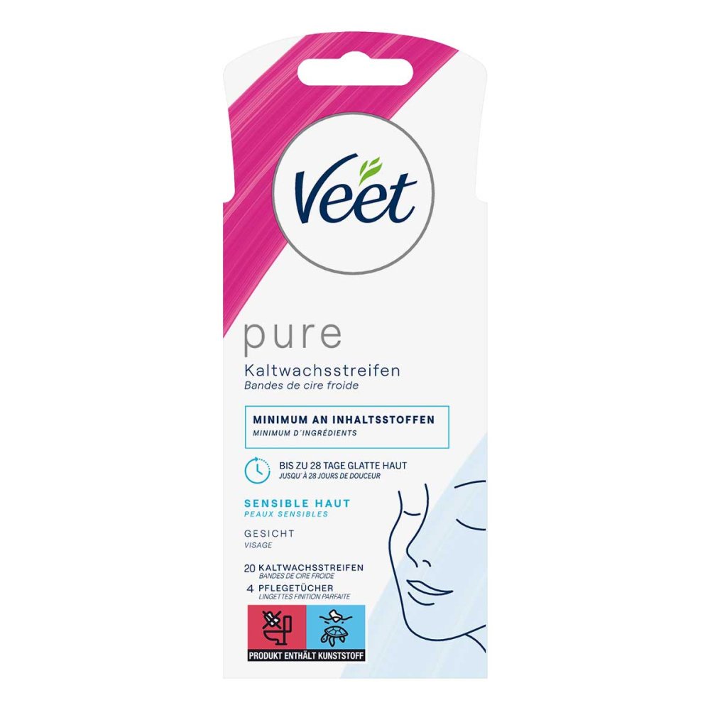 Reckitt Benckiser Deutschland GmbH Veet Kaltwachs-streifen Gesicht 07768508