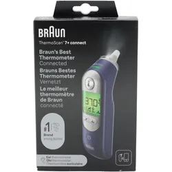 Braun, Fieberthermometer, ThermoScan 7+ Connect (Ohr)