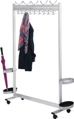 Garderobe multiline, B 1000, 10 Hut-/36 Mantelhaken