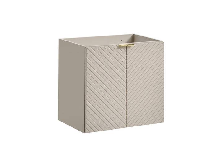 Meuble Sous-vasque 60cm 2 Portes Manoa Cachemire