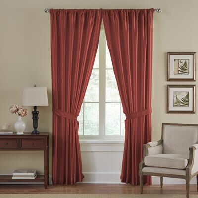 Threadmade Versailles Pleated Blackout Curtain Panel
