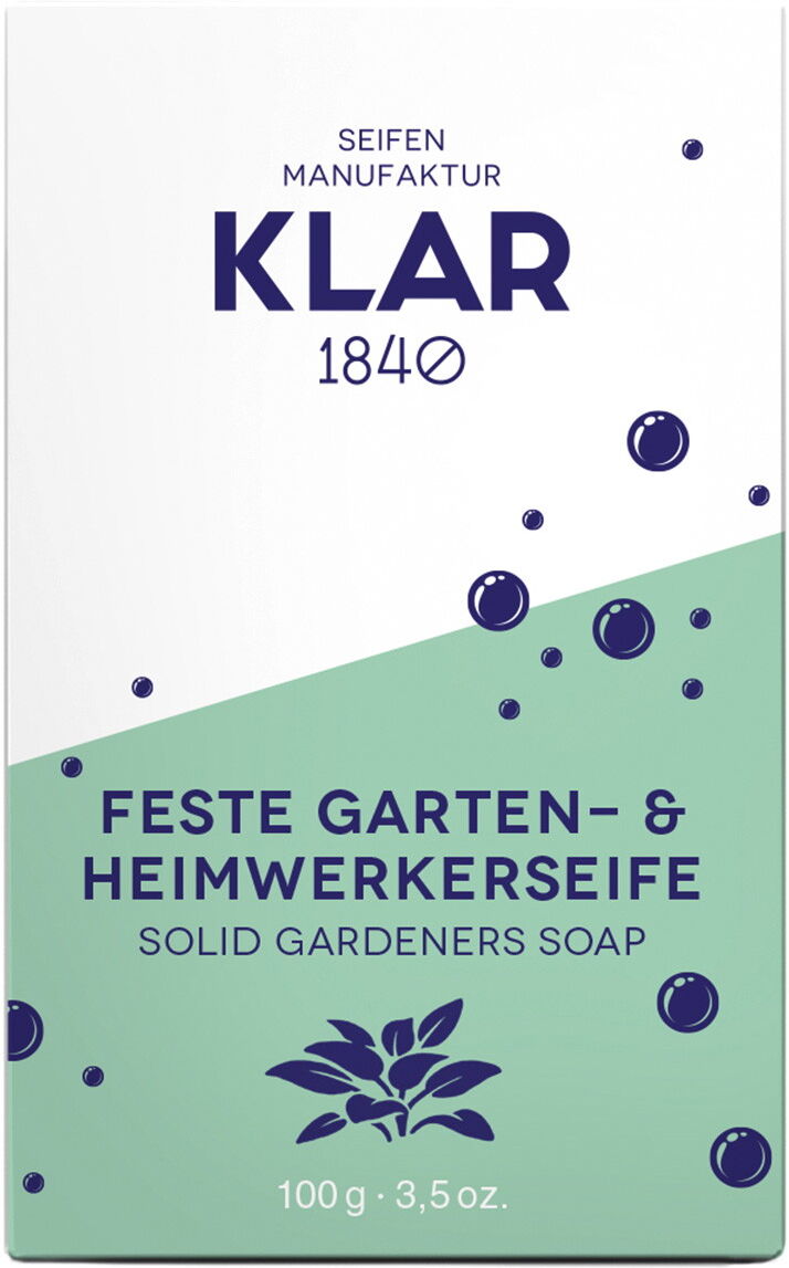 100g KLAR Feste Garten- & Handwerkerseife