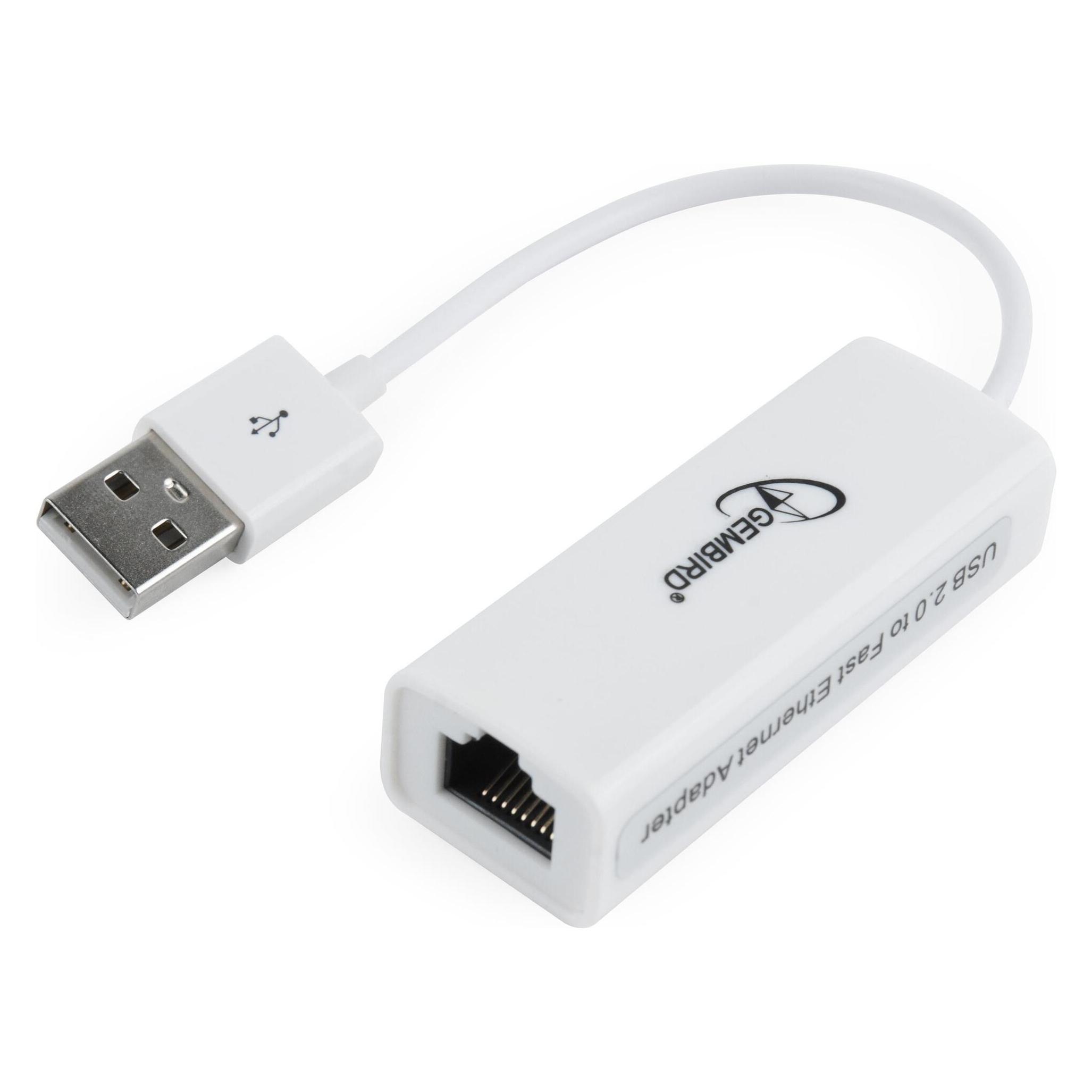 Gembird NIC-U2-02 (USB, USB 2.0, RJ45 (1x)) (NIC-U2-02)