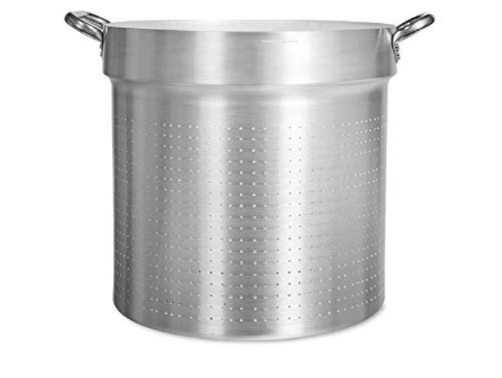 Unbekannt Sieb zylindrischen Dicke von 3 Millimeter mit Zwei festen Griffen INOX, Durchmesser 450 mm Cod. alma17345