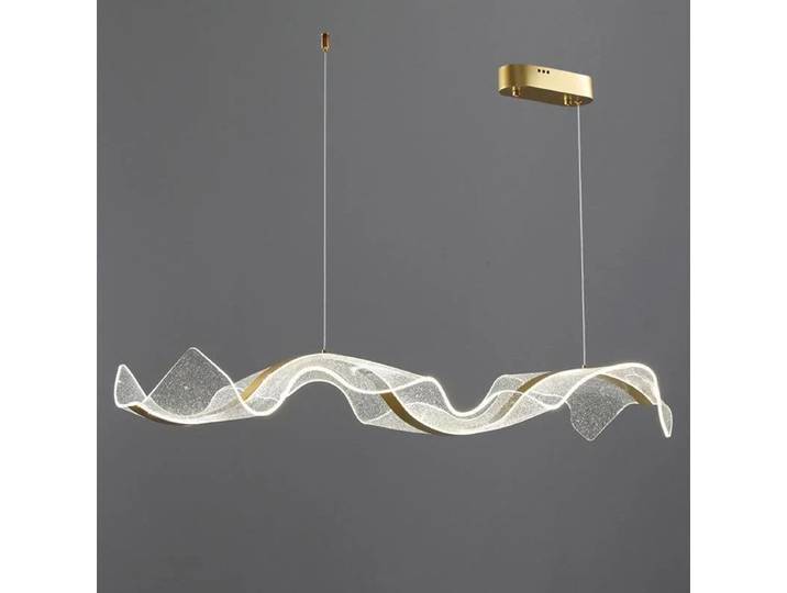 Plafonnier LED en Acrylique au Design Moderne et Simple, Luminaire Décoratif d'Nik, Idéal pour un Restaurant ou une Cuisine