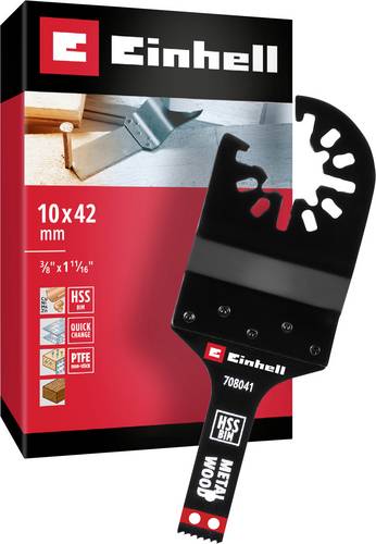 Einhell 708041 Tauchsägeblatt BIM Met, 10mm Bimetall Multifunktionswerkzeug-Zubehör-Set 10mm 1St.