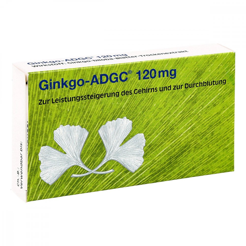 Zentiva Pharma GmbH Ginkgo ADGC 120 mg Filmtabletten 13820383