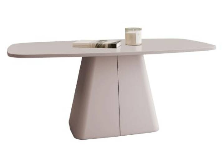 Mirjan24 Couchtisch Nelupo, Rechteckige Form, Basis aus Stahl, Kaffeetisch, Wohnzimmertische, Beistelltisch, Sofatisch, Teetisch (Cashmere, Cashmere)