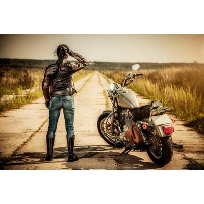 Fototapete PAPERMOON "VINTAGE MOTORRAD-AUTOS AUTO ABSTRAKT DESIGN WANDTAPETE", bunt, B:2,5m L:1,86m, Vlies, Tapeten